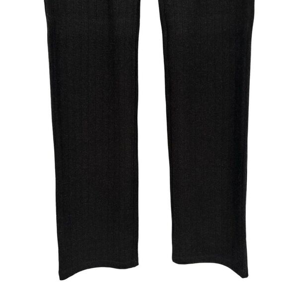 BetaBrand Straight Leg Yoga / Dress Pants Black Pinstriped Medium Long - Picture 7 of 9